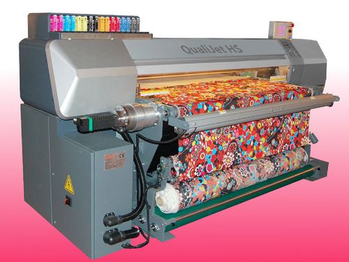 Tintenstrahl-Druckmaschine - QUALIJET HS JV5 B - LA MECCANICA - digital / für Textilien / Farb