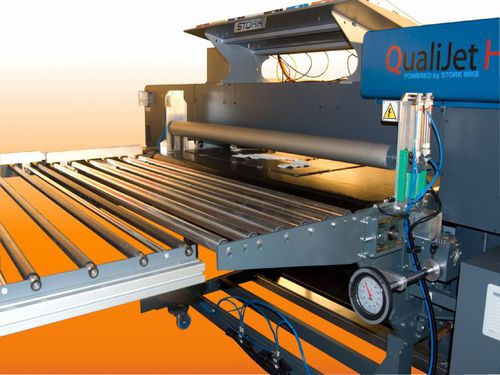 Tintenstrahl-Druckmaschine - QUALIJET HS JV5 - BL - LA MECCANICA - digital / für Textilien / Farb