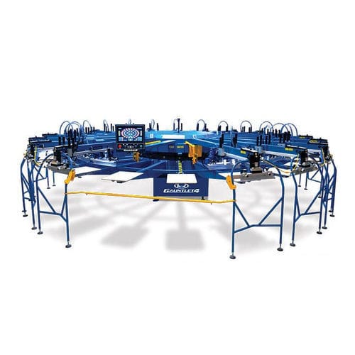 Automatische Siebdruckmaschine - GAUNTLET® 4  - M&R - Farb / pneumatisch / digital