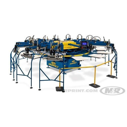 Automatische Siebdruckmaschine - HORNET™  - M&R - 10-Farben / hochauflösend / pneumatisch