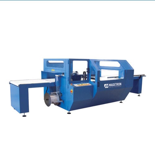 Automatische Verpackungsmaschine - P500 - MAGETRON - mit Schrumpftunnel / für die Textilindustrie / mit Förderer