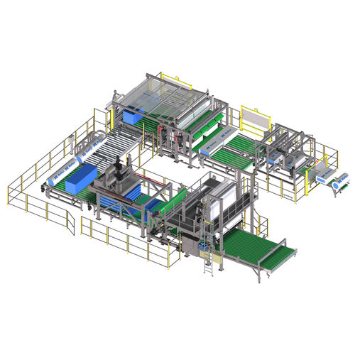 Automatische Verpackungsmaschine - MATTHYS GROUP - Folien / horizontal / für die Textilindustrie