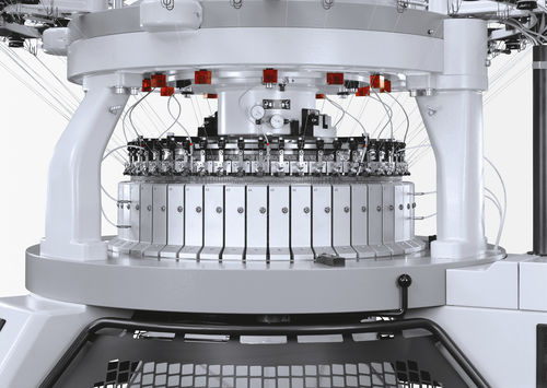 Zirkuläre Strickmaschine - INTERRIB 4-1.6 QC - MAYER & CIE - Double-Jersey / Industrie