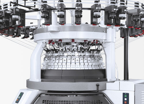 Zirkuläre Strickmaschine - OVJA 1.6 ET - MAYER & CIE - Double-Jersey / Industrie