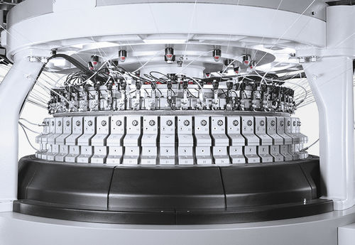 Zirkuläre Strickmaschine - OVJA 1.6 EE - MAYER & CIE - Double-Jersey / Industrie