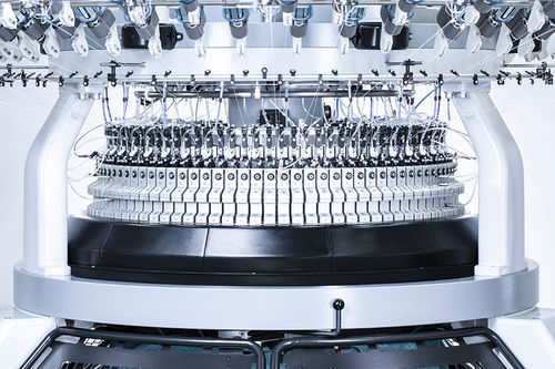 Zirkuläre Strickmaschine - OVJA 2.4 EM - MAYER & CIE - Double-Jersey / Industrie