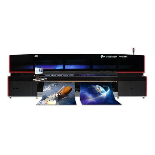 Roll-to-Roll-Druckmaschine - VUTEk Q3r - REGGIANI MACCHINE - DOD-Tintenstrahl / für Papier / Farb
