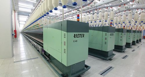 Kompaktspinnmaschine - K 48 - RIETER - für Kammgarn