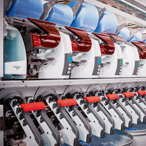 Luftstrahl-Spinnmaschine - Autoairo - SAURER SCHLAFHORST - Baumwolle / Polyester / Polymer