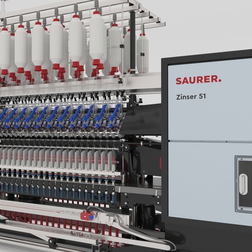 Ringspinnmaschine - Zinser 51 - SAURER SCHLAFHORST - Kompakt