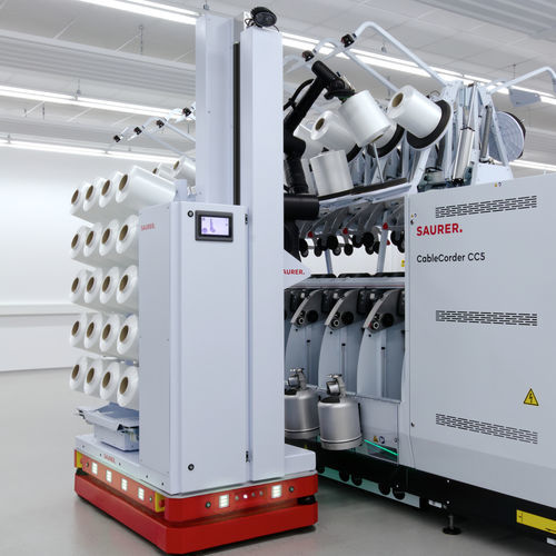 FTS für Materialumschlag - SAURER SCHLAFHORST - Transport / für Lagerhallen / für die Verpackungsindustrie