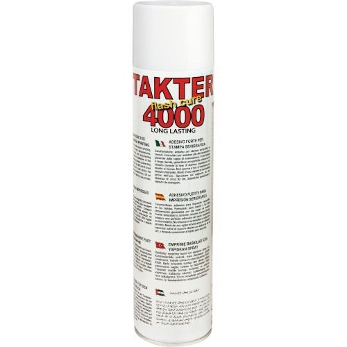 Klebstoff für Textil - TAKTER® 4000 - SILICONI - Einkomponenten / transparent / Aerosol