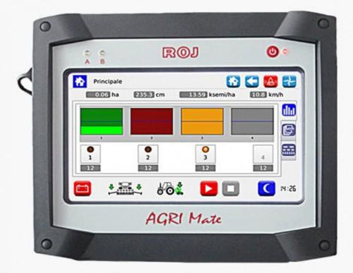 HMI mit resisitivem Touchscreen - PCS AGRI-MATE - Vandewiele - einbaufähig / 800 x 480 / TFT LCD