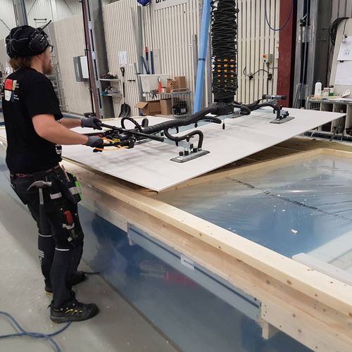 Pneumatischer Manipulator - TAWI - elektrisch / Vakuum / Umschlag