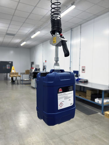 Elektrischer Manipulator - VH series - TAWI - mit Greifsystem / mit Haken / für Fässer