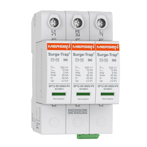 Überspannungsableiter für Photovoltaikanlage - Surge-Trap® STPT2 series - Mersen - Electrical Power - Typ 2 / mehrpolig / DC