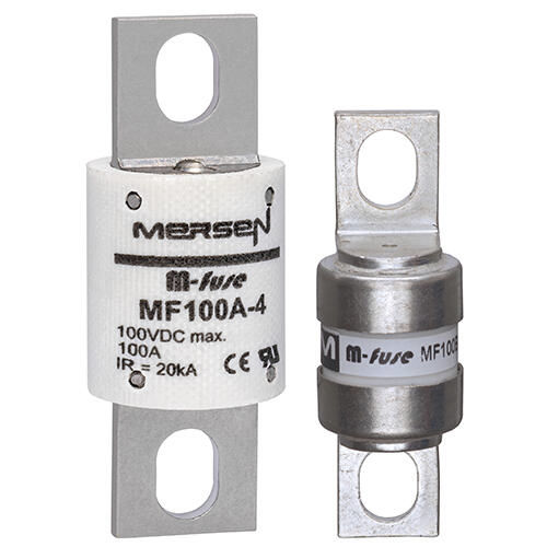 Zylindrische Sicherung - MF series - Mersen - Electrical Power - Flachstecker / Strombegrenzung / DC