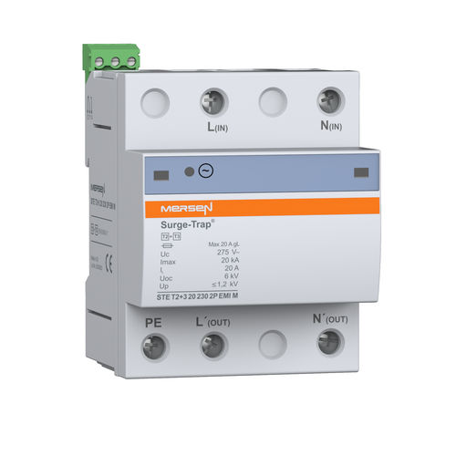 Überspannungsableiter Typ 2 - Surge-Trap® STET23 series - Mersen - Electrical Power - Typ 3 / Fernmeldetechnik / für Elektroinstallation