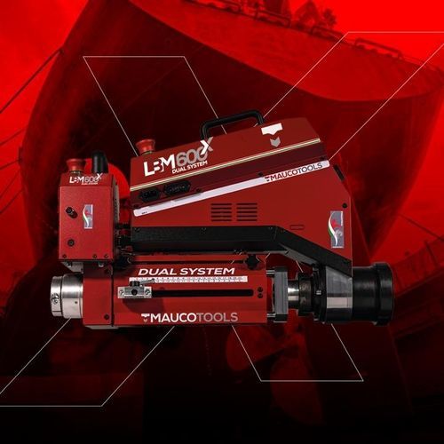 Mobiles Bohrwerk / für Oberflächenbehandlung - LBM600X Dual System  - MAUCOTOOLS SRL - Multifunktion / zum Schweißen / Bohr