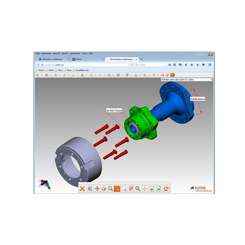 Viewer-Software - 3DViewStation WebViewer - ACHELON SOFTWARE HOUSE SRL - CAD / PLM / 3D