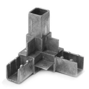 Rohrverbinder für Eckeinbau - A230-10 - AROSIO F.LLI SRL - quadratisch / Aluminium / Bodenlager