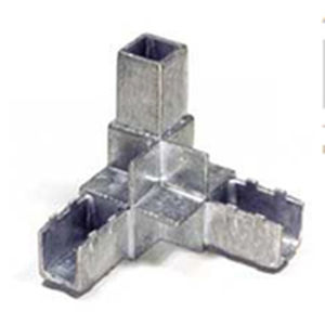 Rohrverbinder für Eckeinbau - A230-18 - AROSIO F.LLI SRL - quadratisch / Aluminium / Bodenlager