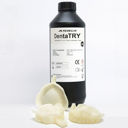 Harz für 3D-Drucker / Polymer - DentaTRY - ASIGA - weiß / Dental