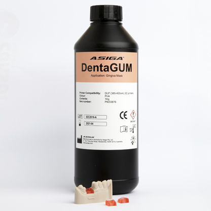 Harz für 3D-Drucker / Polymer - DentaGUM - ASIGA - rosa / Dental