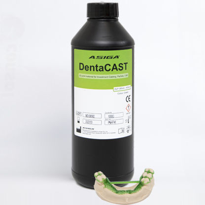 Harz für 3D-Drucker / Polymer - DentaCAST - ASIGA - grün / Dental