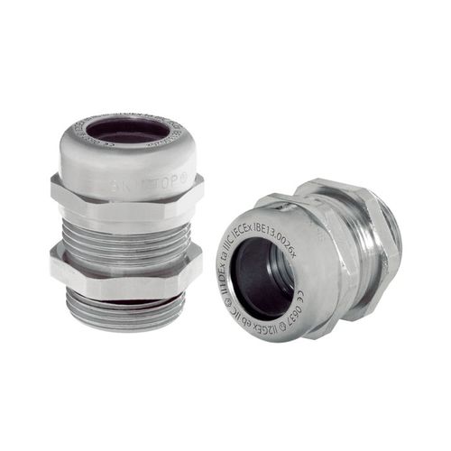 Kabelverschraubung / vernickeltes Messing - SKINTOP® MS-M ATEX series - U.I. Lapp GmbH - ex-geschützt / IP68 / stoßfest
