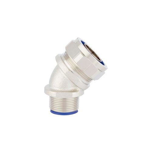 Hydraulikanschluss - SILVYN® LTP 45° M series - U.I. Lapp GmbH - Einschraub / 45°-Winkel / vernickeltes Messing