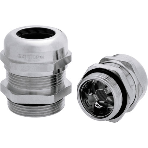 Kabelverschraubung / vernickeltes Messing - SKINTOP® MS-SC-M series - U.I. Lapp GmbH - IP68 / mit EMV-Abschirmung / Zugentlastung