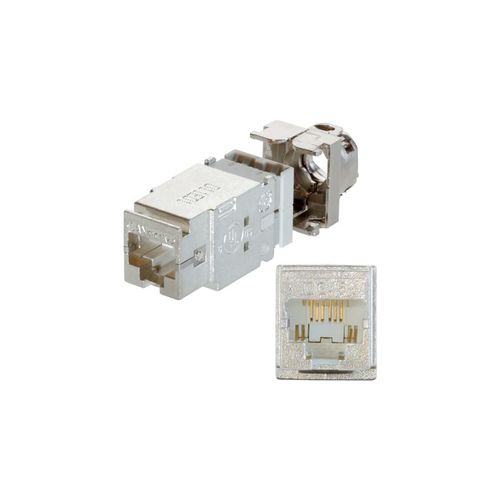 Datensteckverbinder - LANmark-7 GG45 - U.I. Lapp GmbH - quadratisch / Steckdose / gepanzert