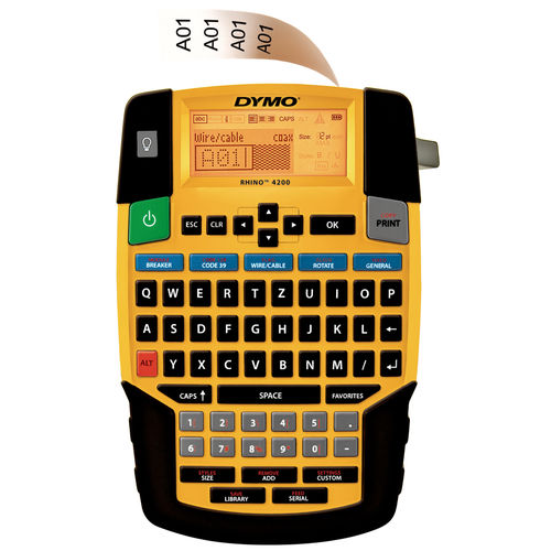 Thermotransfer-Etikettendrucker - DYMO® Industry Rhino Pro 4200 - U.I. Lapp GmbH