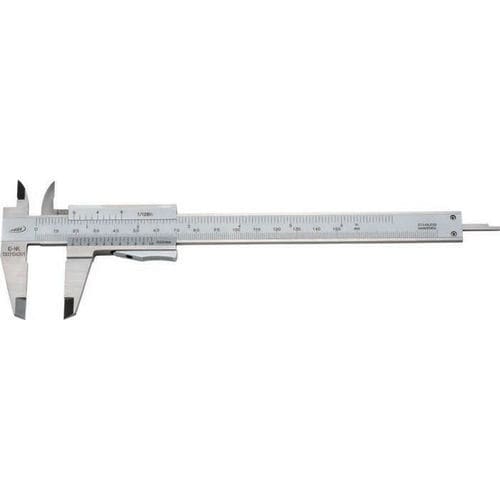 Vernier-Messschieber - 0184 - HELIOS-PREISSER - Chrom / Satin / Edelstahl