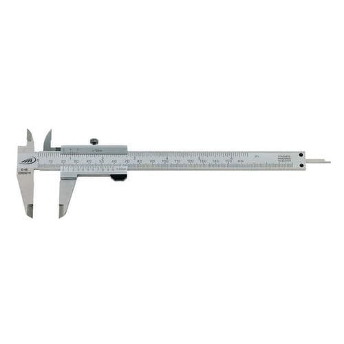 Vernier-Messschieber - 0185  - HELIOS-PREISSER - Chrom / Satin / Edelstahl