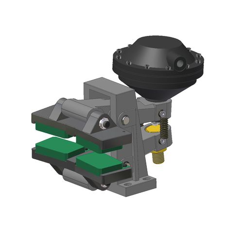 Bremszange / pneumatische Betätigung - IMA BRAKE SYSTEMS AND FRICTION MATERIAL INDUSTRY - Federlockerung / für Windkraftanlage / für Förderanlagen