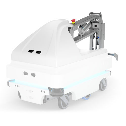 Schlepp-Schlepper - MiR Hook 100 - Mobile Industrial Robots Aps - elektrisch / 4 Räder / FTF