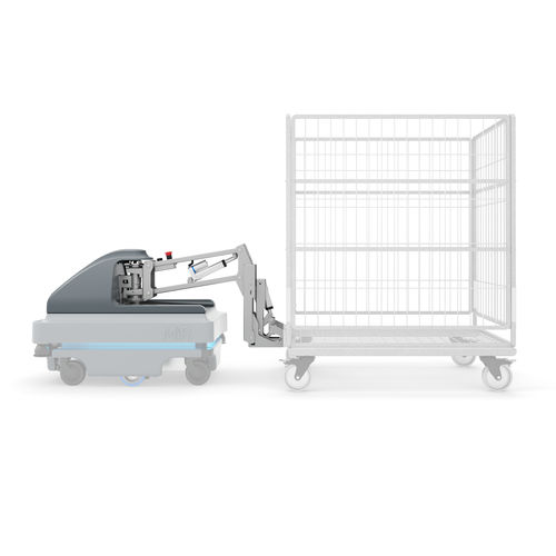Schlepp-Schlepper - MiR Hook 200 - Mobile Industrial Robots Aps - elektrisch / 4 Räder / FTF