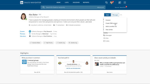 Software für das Verkaufsmanagement - Microsoft Relationship Sales - Navision - Tracking