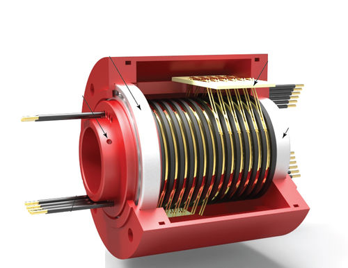Kapsel-Schleifring - SR014 - Rotary Systems, Inc. - Gold