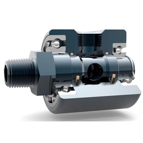 Vakuum-Drehdurchführung - RU003 - Rotary Systems, Inc. - für Luft / für Schwerlastanwendungen / hydraulisch
