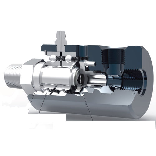 Drehdurchführung für Luft - RU031 - Rotary Systems, Inc. - Vakuum / hydraulisch / Mitteldruck