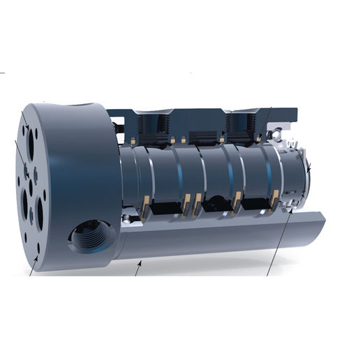 Drehdurchführung für Luft - RU014 - Rotary Systems, Inc. - Vakuum / 3-Wege / hydraulisch