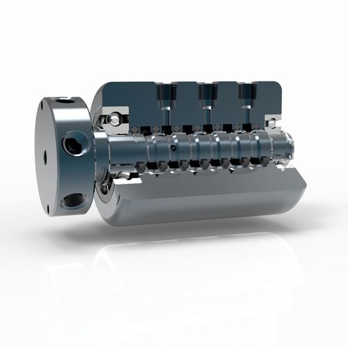 Drehdurchführung für Luft - RU028 - Rotary Systems, Inc. - Vakuum / Mehrfach / Wälzlager