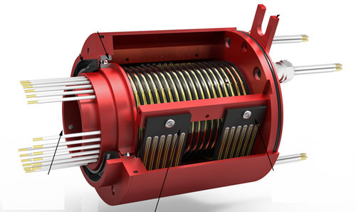 Gold-Schleifring - SR017 - Rotary Systems, Inc. - anodisiertes Aluminium / IP65