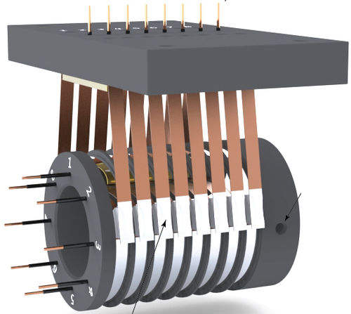 Zweiteilig-Schleifring - SR001 - Rotary Systems, Inc.