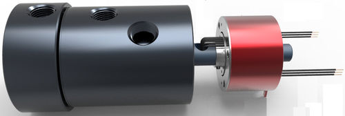 Drehdurchführung für Luft - C012 - Rotary Systems, Inc. - 2-Wege / Einschraub / mit Schleifring
