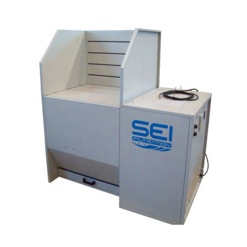 Selbstreinigender Saugtisch - BA Series - SEI FILTRATION SRL - für Blaseanwendungen / zum Entgraten / für Schleifarbeiten