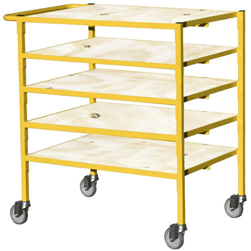 Lagerungswagen - HI-MFST-08-5S series - Handle-iT Ltd - Polypropylen / Kunststoff / Fachböden